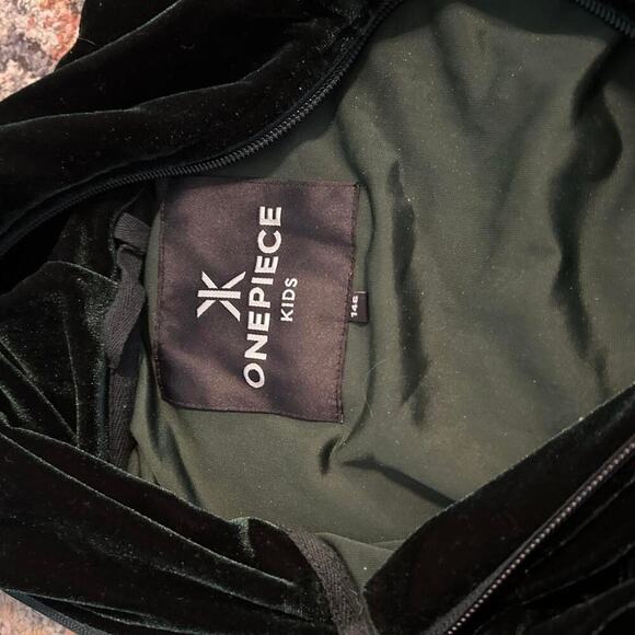 Onepiece kids velvet jumpsuit - Picture 2 of 8